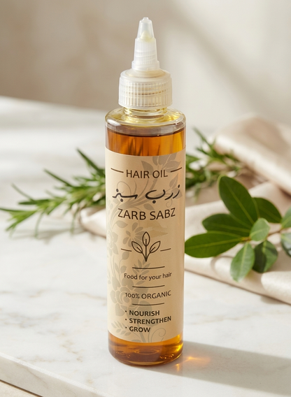 ZarbSabz Premium Herbal Hair Oil | Strong, Healthy & Shiny Hair